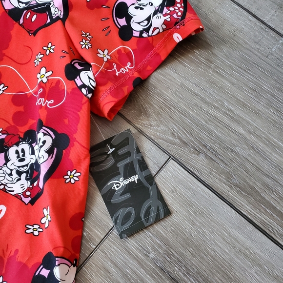 New Disney Mickey and Minnie scrub top - Picture 12 of 16
